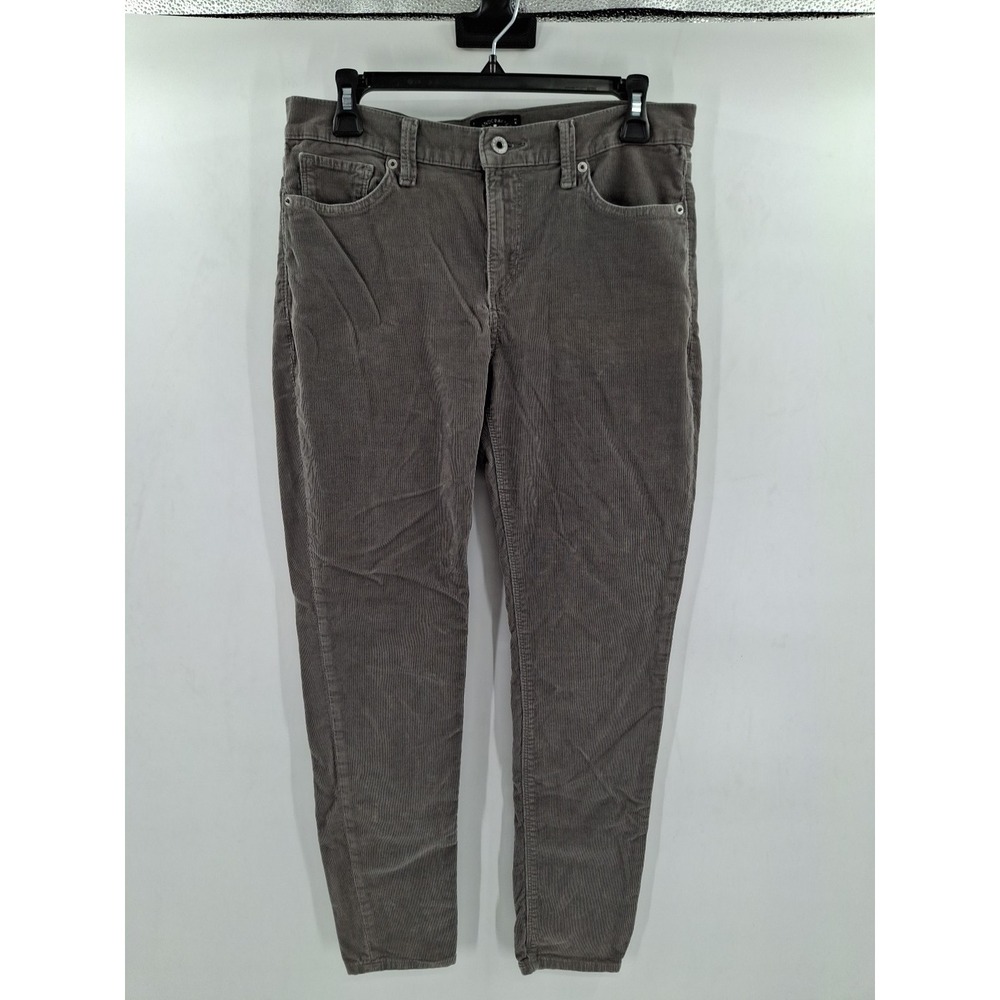 Lucky Brand Brooke Skinny Corduroy Gray Pants 12/31